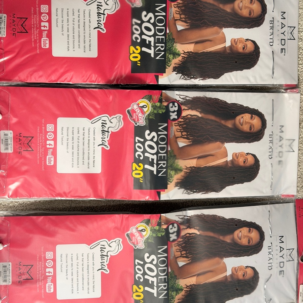 Modern Soft Loc 20" Black Hair Extensions